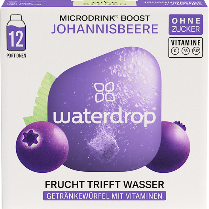 waterdrop Microdrink Boost Johannisbeere
