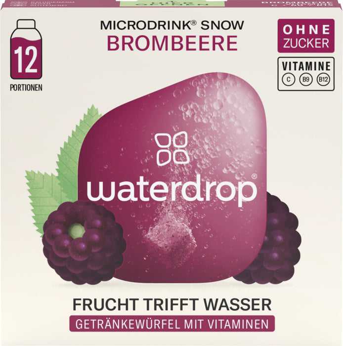 waterdrop Microdrink Snow Brombeere