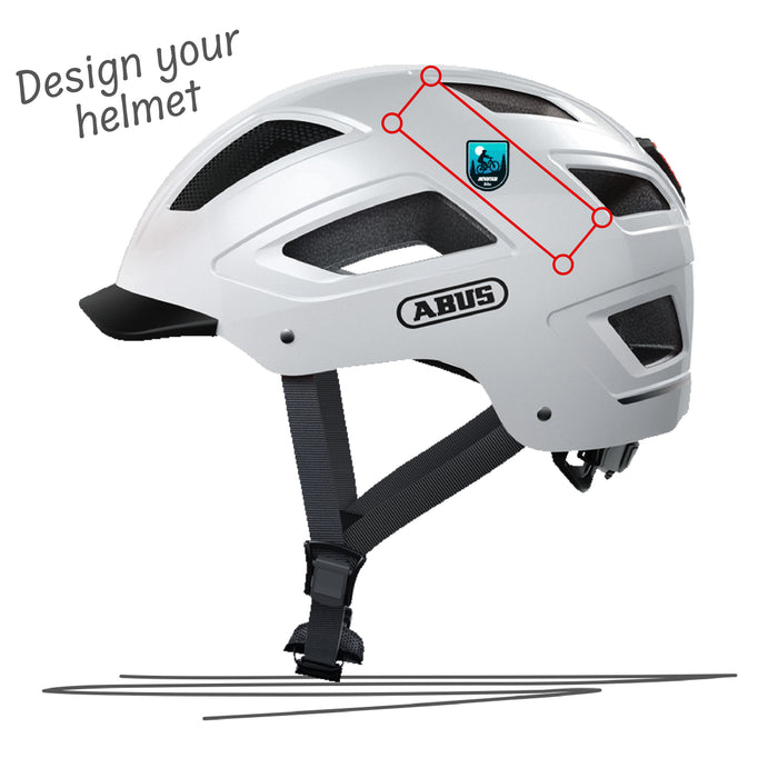 ABUS Hyban 2.0 Polar White 59-61 cm size. L