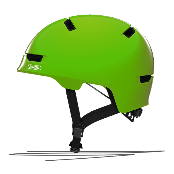 ABUS Scraper 3.0 Kid Shiny Green 51-55 cm size. S
