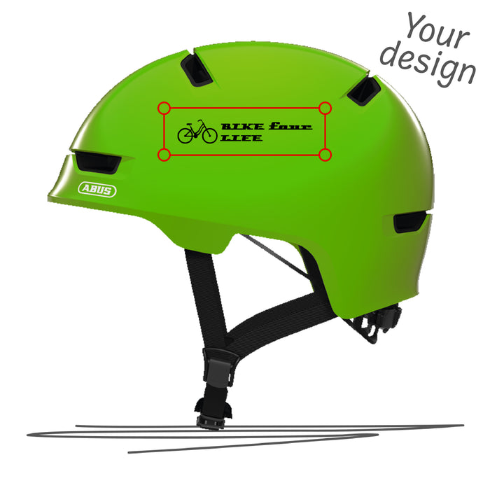 ABUS Scraper 3.0 Kid Shiny Green 51-55 cm size. S