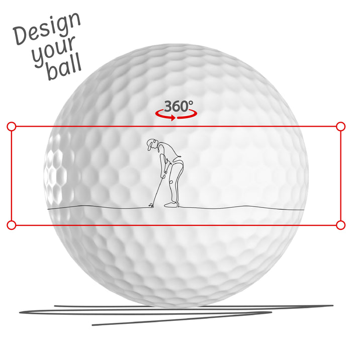 GOLF BALL PRINTING ALL AROUND