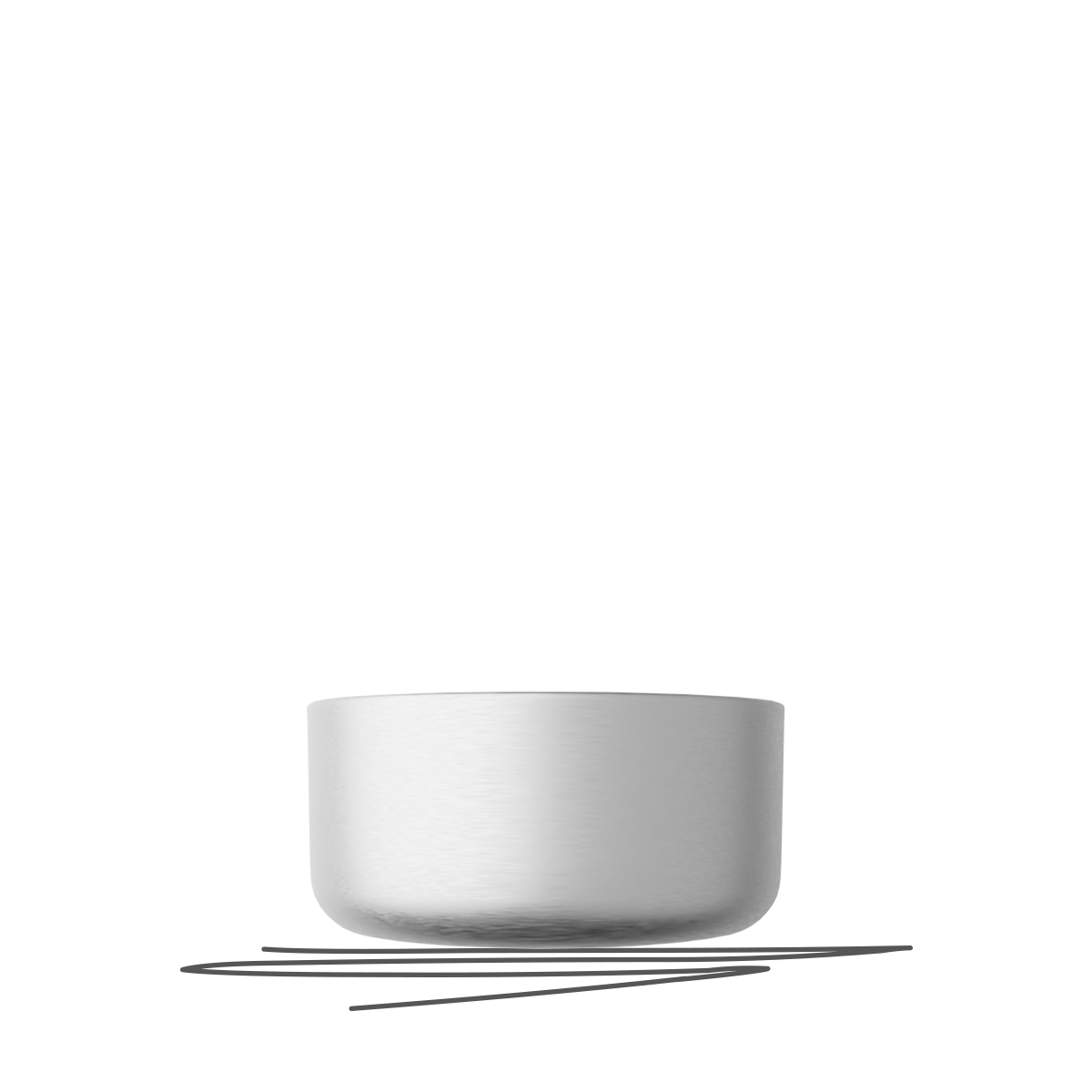Personalize dog bowl | Freezack Matt Straight 450 ml