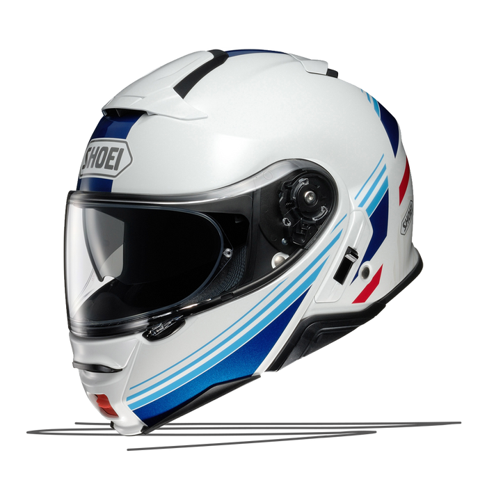 Neotec II Separator TC-10 flip-up helmet white-blue-red