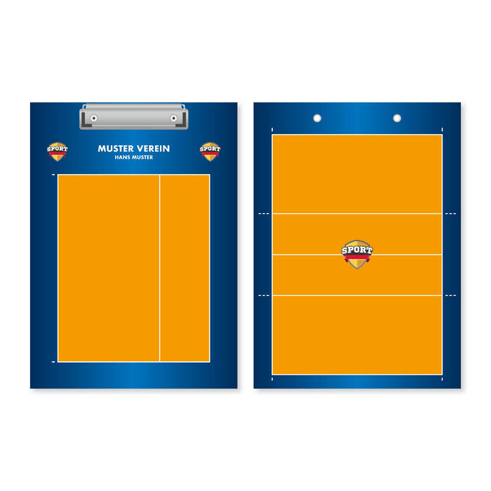 Volleyball tactics board 228x315mm