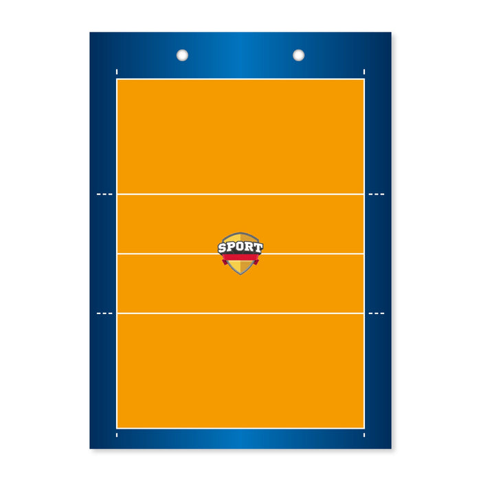 Volleyball tactics board 228x315mm