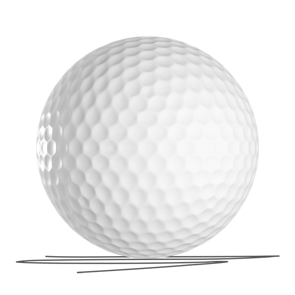 GOLFBALL RUNDUM BEDRUCKUNG