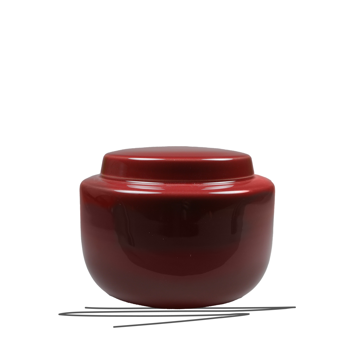 Animal urn Banga | burgundy | size M
