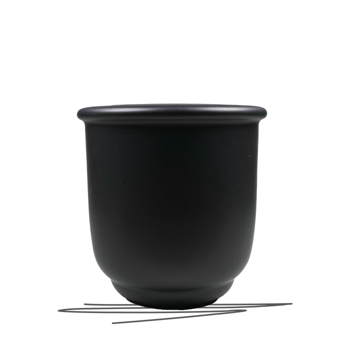 Pet urn Sacramento | matt black | size L