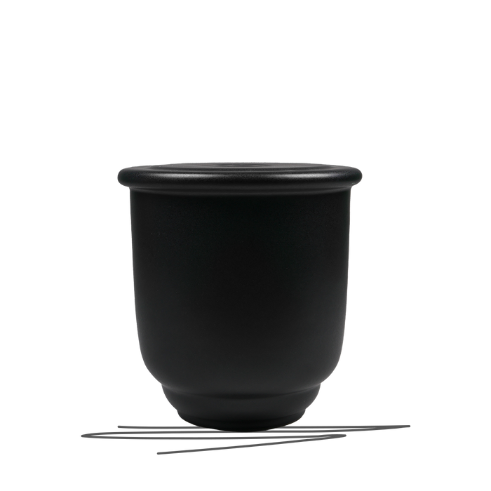 Pet urn Sacramento | matt black | size M