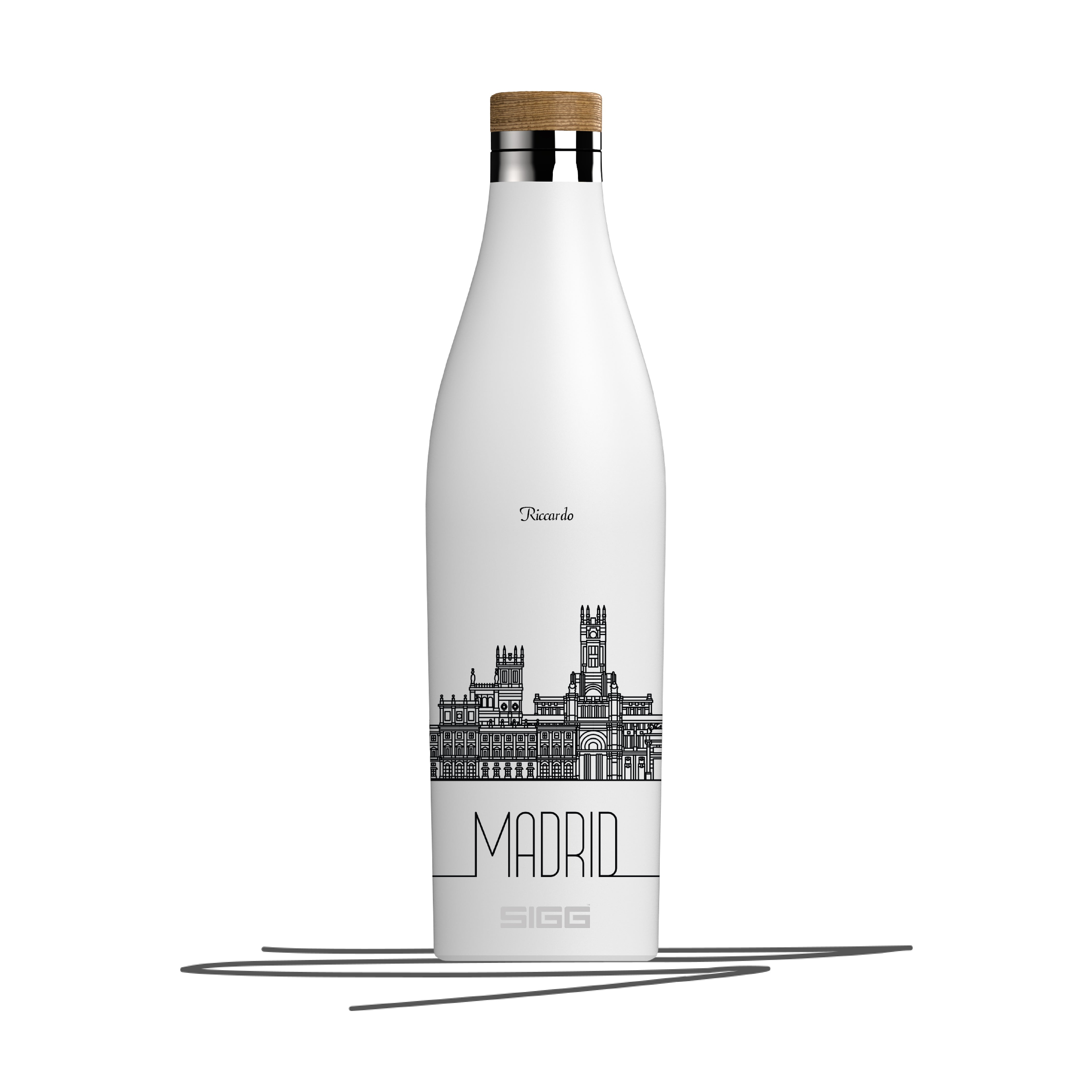 Trinkflasche Madrid | Madrid Design | Trinkflasche mit Madrid Design | Madrid | Madrid Trinkflasche | SIGG | SIGG Trinkflaschen | Trinkflaschen gestalten | Trinkflaschen selber designen | Trinkflasche mit Name | Trinkflasche mit Logo | SIGG Flasche bedrucken | SIGG personalisieren | SIGG Flasche drucken | SIGG Flasche mit Stadt Design | sigg flasche bedrucken | sigg designen | flasche bedrucken lassen | trinfkflasche bedrucken