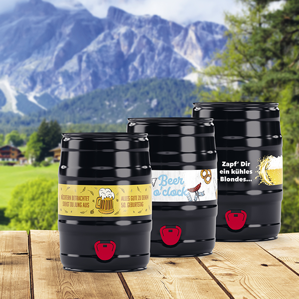 Personalisiertes Bierfass