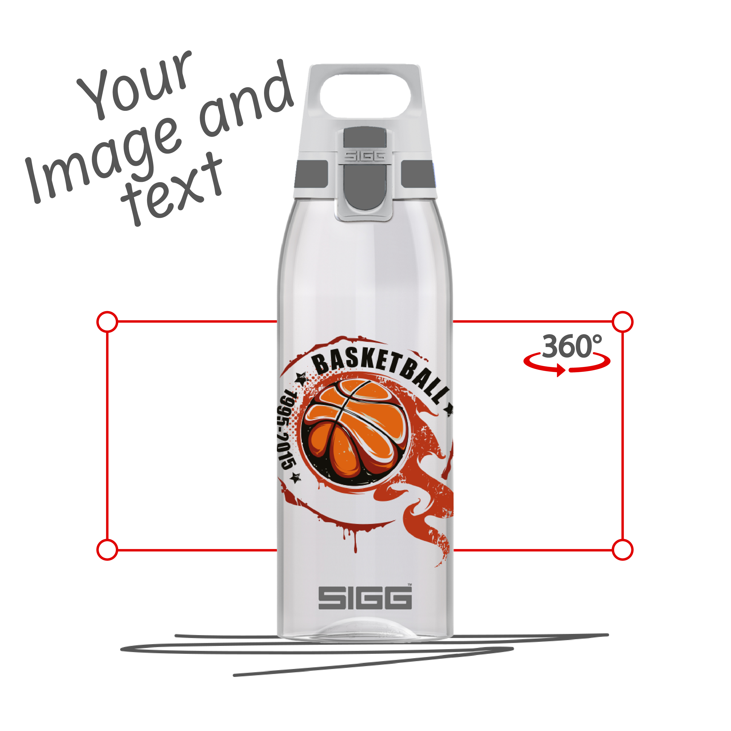 SIGG TOTAL COLOR 1.0L Transparent
