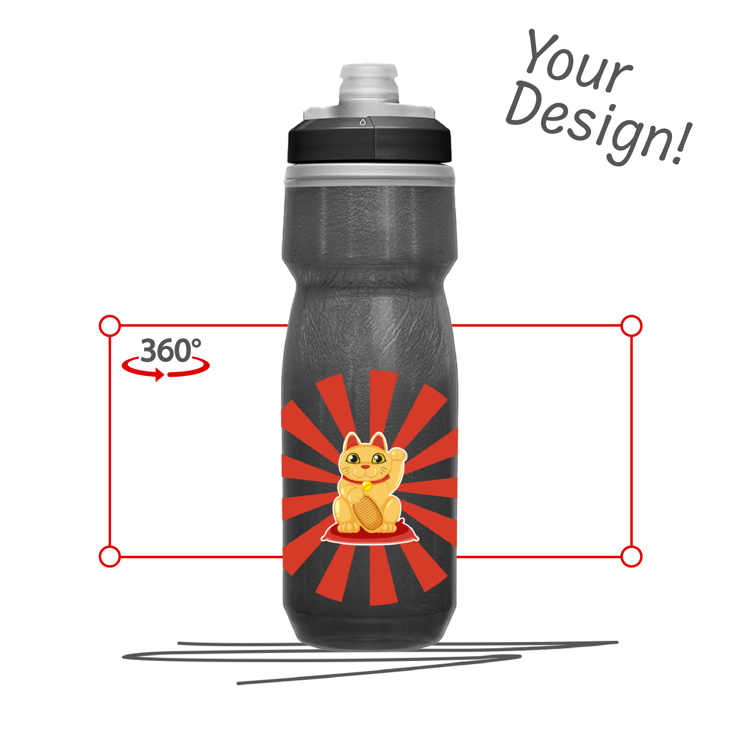 CAMELBAK PODIUM CHILL BOTTLE 0.62L Black