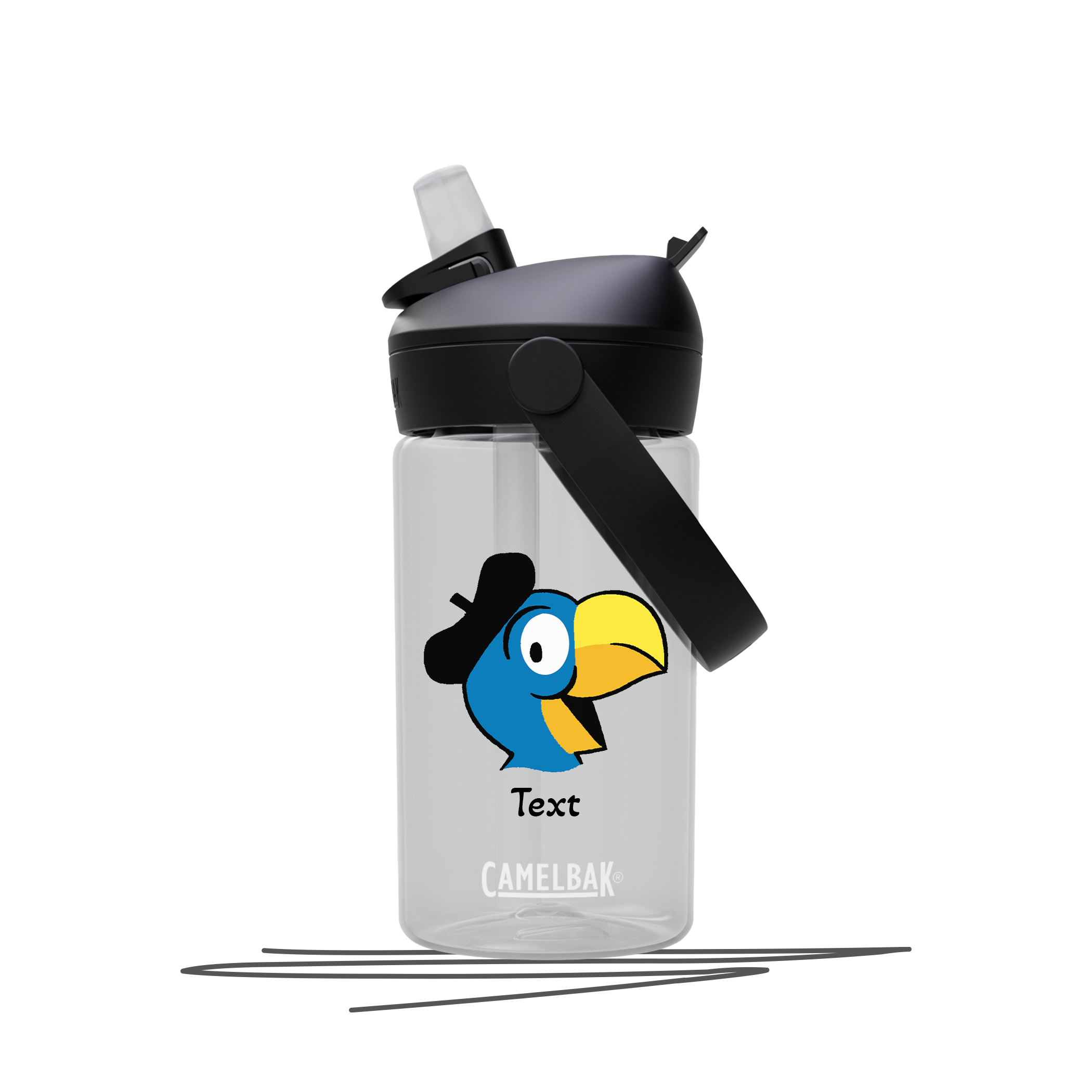 CAMELBAK EDDY+ KIDS BOTTLE 0.4L Clear