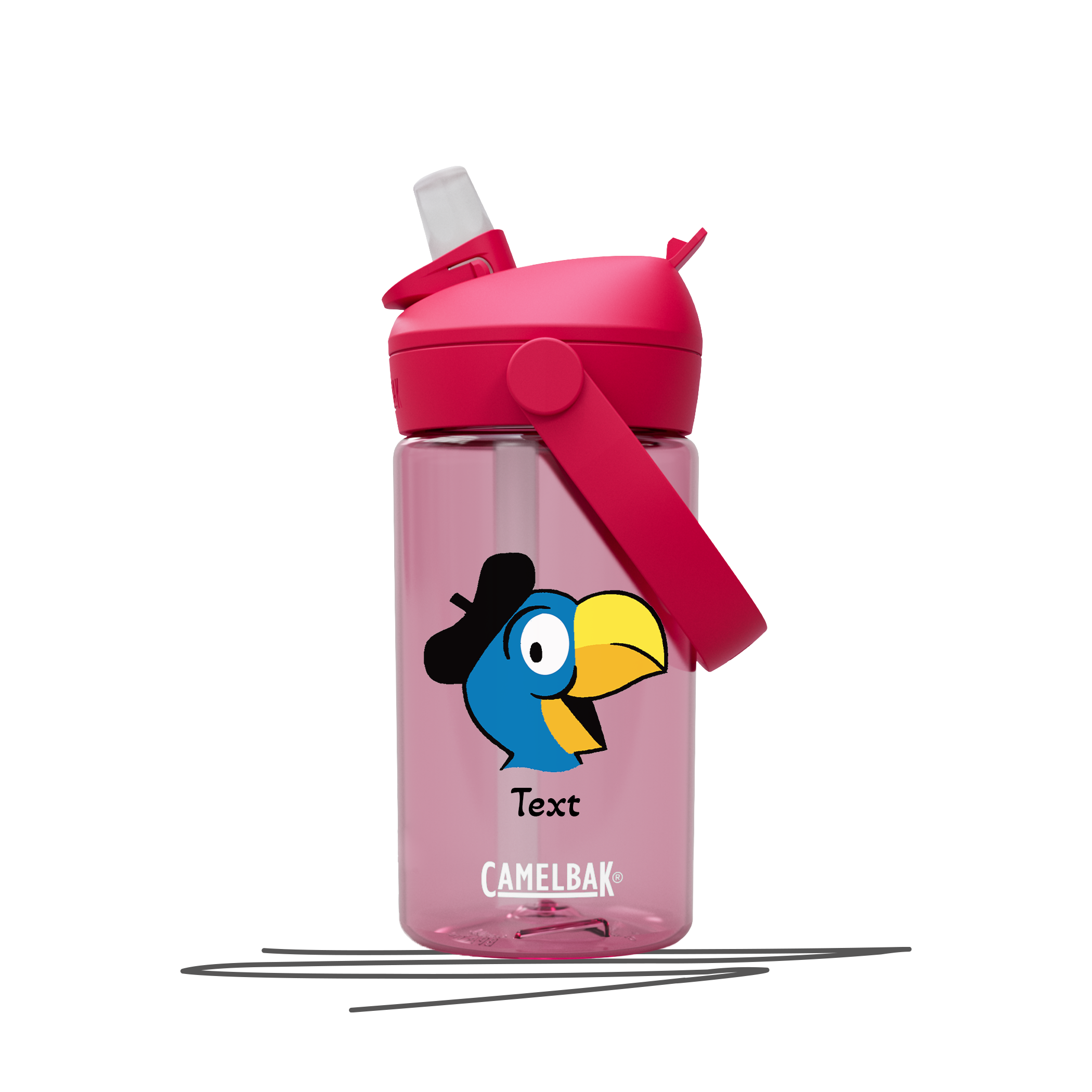 CAMELBAK EDDY+ KIDS BOTTLE 0.4L Clear