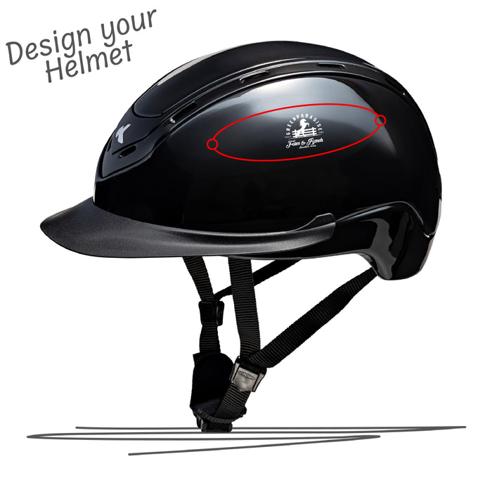 KED Riding Helmet Nomic Black Glossy Gr. L