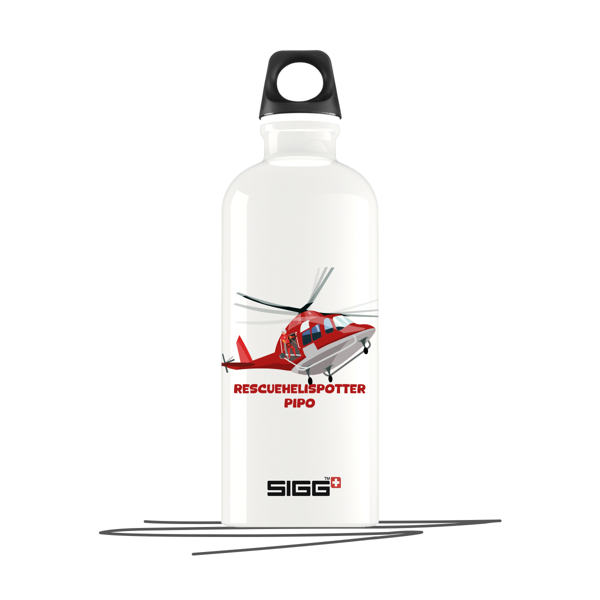 RescueHelispotter Pipo X SIGG TRAVELLER 0.6 L White