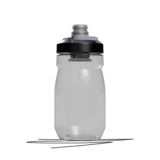 Personalisierte CamelBak Podium 440 ml Trinkflasche, transparent, aus Tritan™, mit auslaufsicherem On-/Off-Ventil, ergonomischem Design für einfache Handhabung und sicherem Transport. Selber gestalten - Trinkflasche gestalten - CamelBak Trinkflasche gestalten