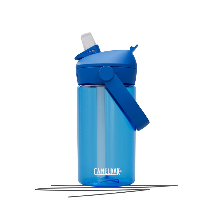 Personalisierte Thrive Flip Straw Kids Trinkflasche 0,4L aus Tritan™ Renew, auslaufsicher mit Trinkhalm-Ventil, BPA-frei, leicht & kindgerechtes Design mit Tragegriff. Selber gestalten - Trinkflasche gestalten - CamelBak Trinkflasche gestalten