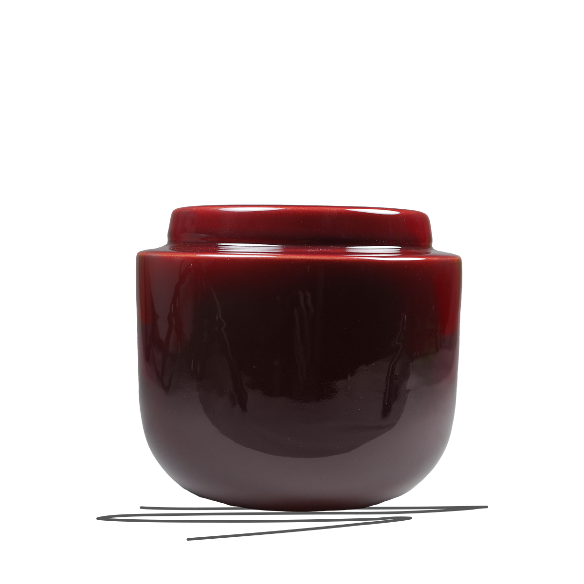 Animal urn Banga | burgundy | size L