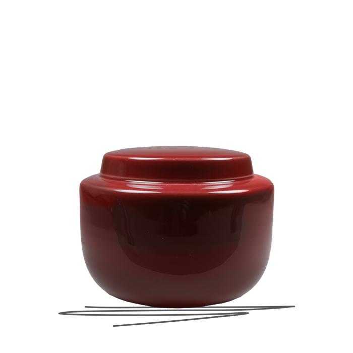 Animal urn Banga | burgundy | size M