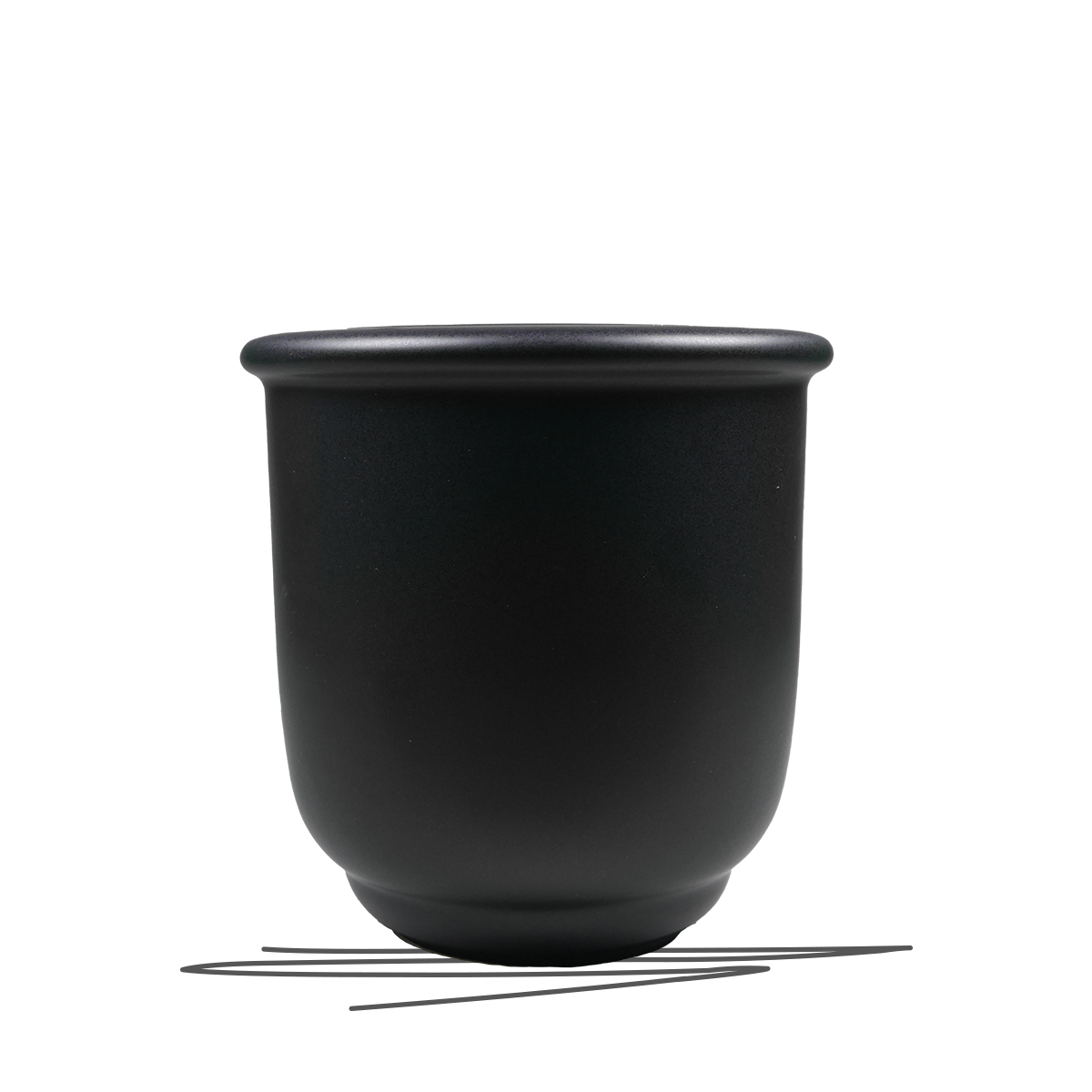 Pet urn Sacramento | matt black | size L