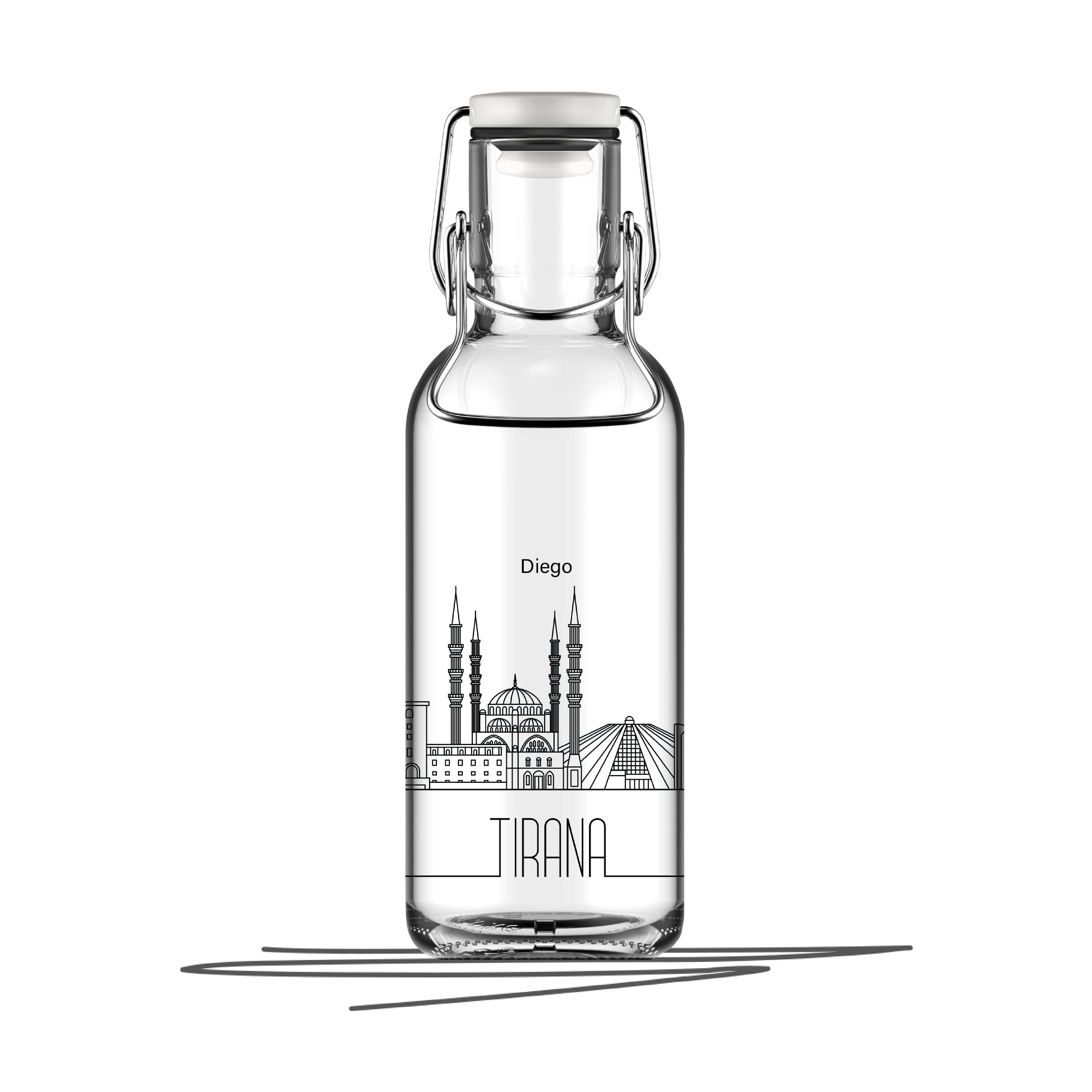 Trinkflasche Tirana | Tirana Design | Trinkflasche mit Tirana Design | Tirana | Tirana Trinkflasche | FILL ME | FILL ME Trinkflaschen | Trinkflaschen gestalten | Trinkflaschen selber designen | Trinkflasche mit Name | Trinkflasche mit Logo | FILL ME Flasche bedrucken | FILL ME personalisieren | FILL ME Flasche drucken | FILL ME Flasche mit Stadt Design | fill me flasche bedrucken | fill me designen | flasche bedrucken lassen | trinfkflasche bedrucken
