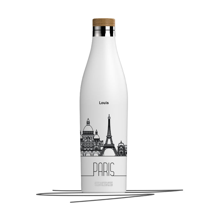Trinkflasche Paris |Paris Design | Trinkflasche mit Paris Design | Paris | Paris Trinkflasche | SIGG | SIGG Trinkflaschen | Trinkflaschen gestalten | Trinkflaschen selber designen | Trinkflasche mit Name | Trinkflasche mit Logo | SIGG Flasche bedrucken | SIGG personalisieren | SIGG Flasche drucken | SIGG Flasche mit Stadt Design | sigg flasche bedrucken | sigg designen | flasche bedrucken lassen | trinfkflasche bedrucken